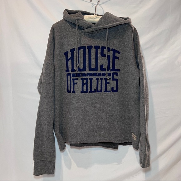 House Of Blues Crop Hoodie  size XL - Picture 1 of 9
